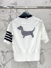 THOM 26S SHORT-SLEEVE KNIT TOP STYLE 225