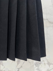PRADA 26S PLEATED KNIT MINI SKIRT 1076