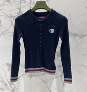 GUCCI 26S LONG-SLEEVE KNIT POLO 503