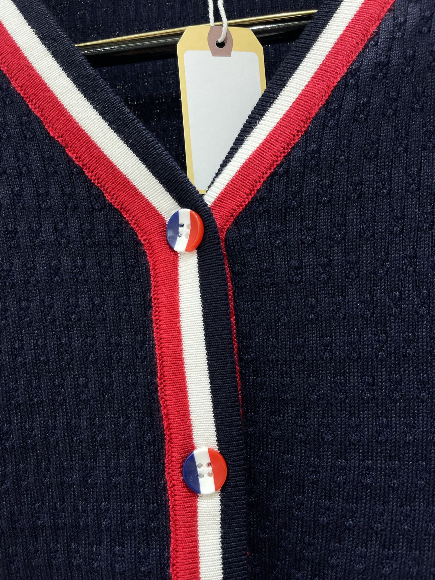 THOM 26S V-NECK KNIT CARDIGAN 398