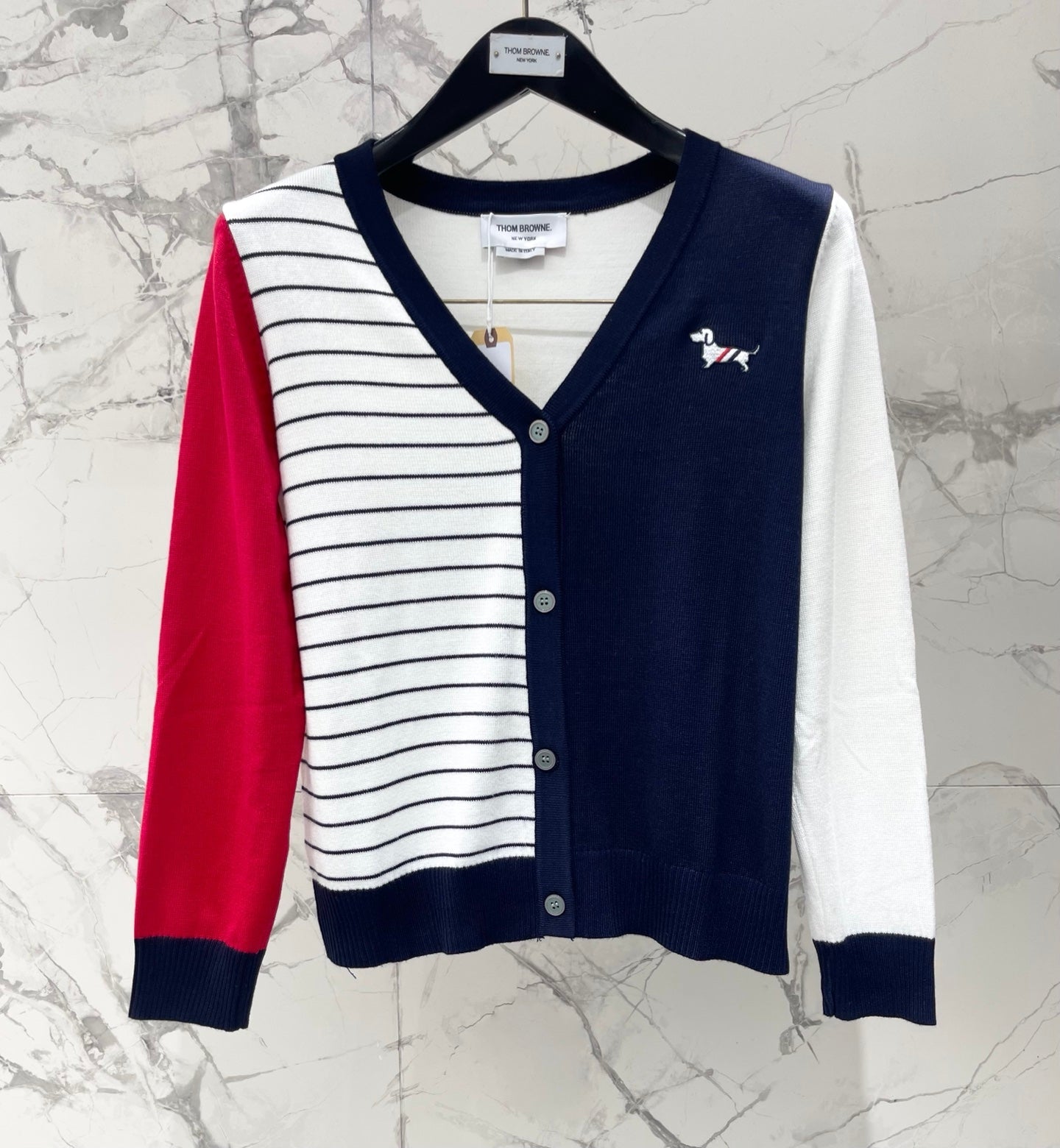 THOM 26S V-NECK KNIT CARDIGAN 386