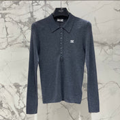 CELINE 26S KNIT POLO TOP 637