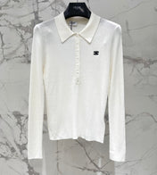 CELINE 26S KNIT POLO TOP 636
