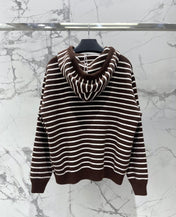 PRADA 26S KNIT ZIP-UP HOODIE 1275