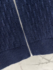 PRADA 26S ZIP-UP KNIT CARDIGAN 1255