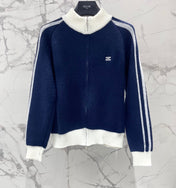 CELINE 26S ZIP-UP KNIT CARDIGAN 591