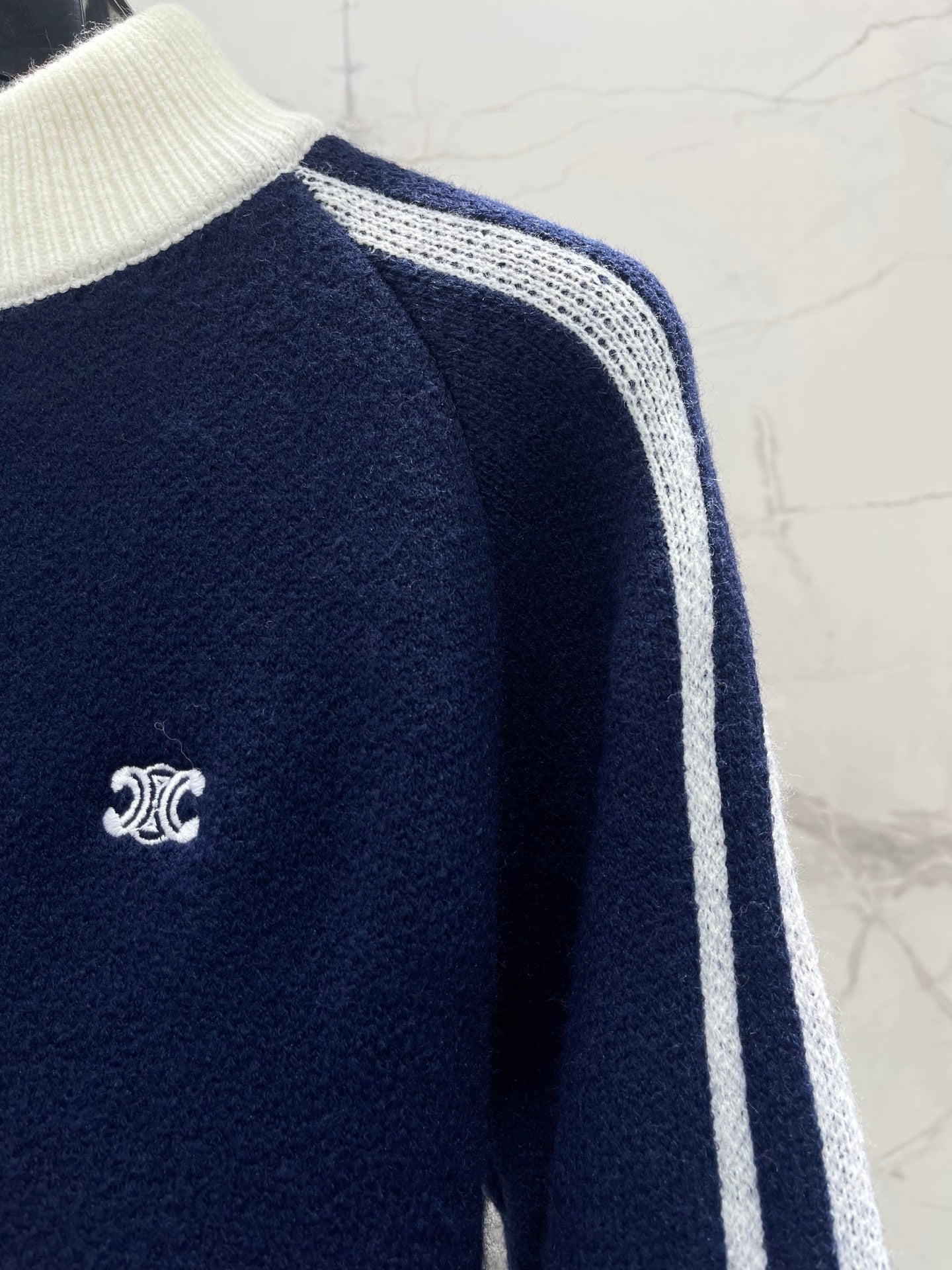 CELINE 26S ZIP-UP KNIT CARDIGAN 591