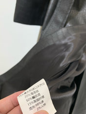 DIOR 25S LONG CROCODILE LEATHER COAT 665
