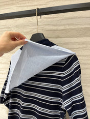 PRADA 26S SHORT-SLEEVE POLO SWEATER 1168