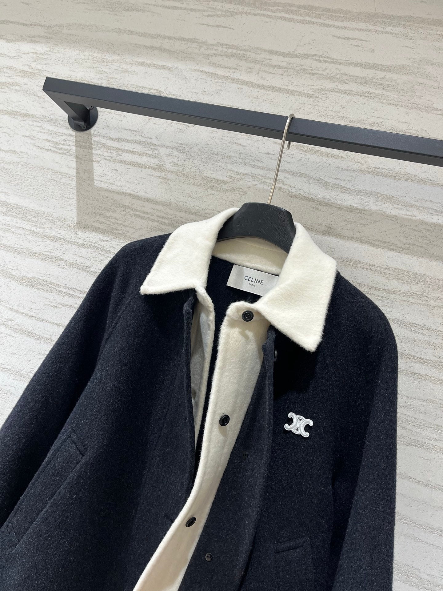 CELINE 26S COLLAR WOOL JACKET 607