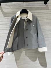 CELINE 26S COLLAR WOOL JACKET 606