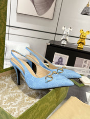 HORSEBIT SLINGBACK 105 IN SKY CANVAS