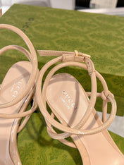 GG 105 STRAPPY SANDAL BEIGE CALFSKIN
