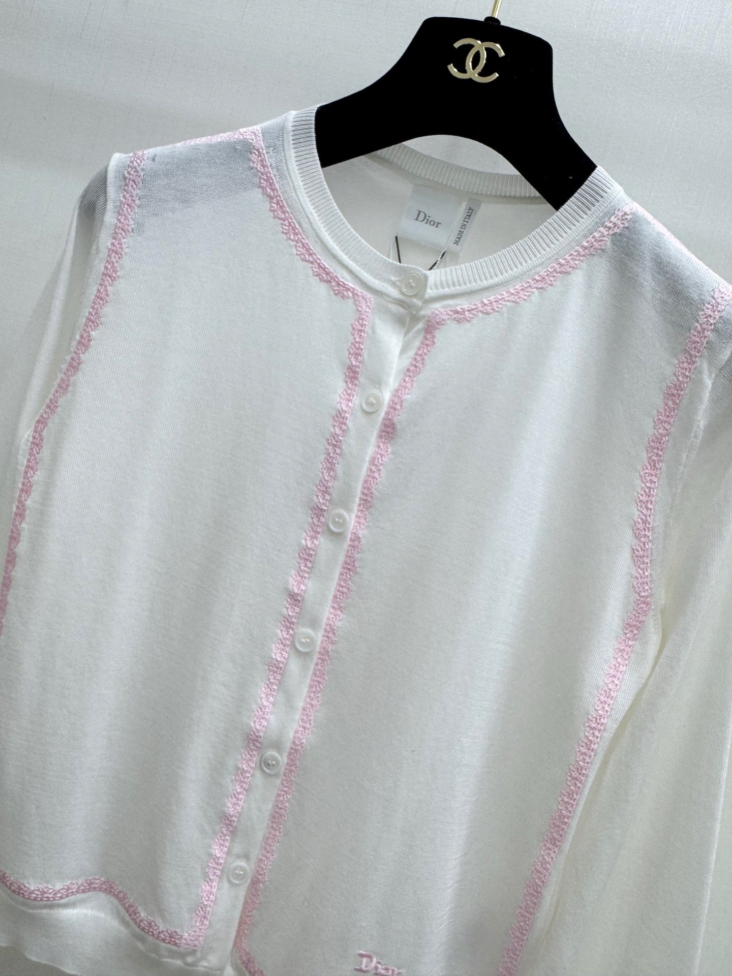 DIOR 26S LONG-SLEEVE KNIT CARDIGAN 1410