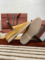 LP LOAFERS 25S IN AMBER YELLOW SUEDE