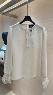 CHANEL 26S LONG-SLEEVE BLOUSE 873