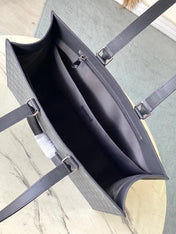 SAC PLAT 24H 41 IN DARK GRAY MONOGRAM ECLIPSE CANVAS