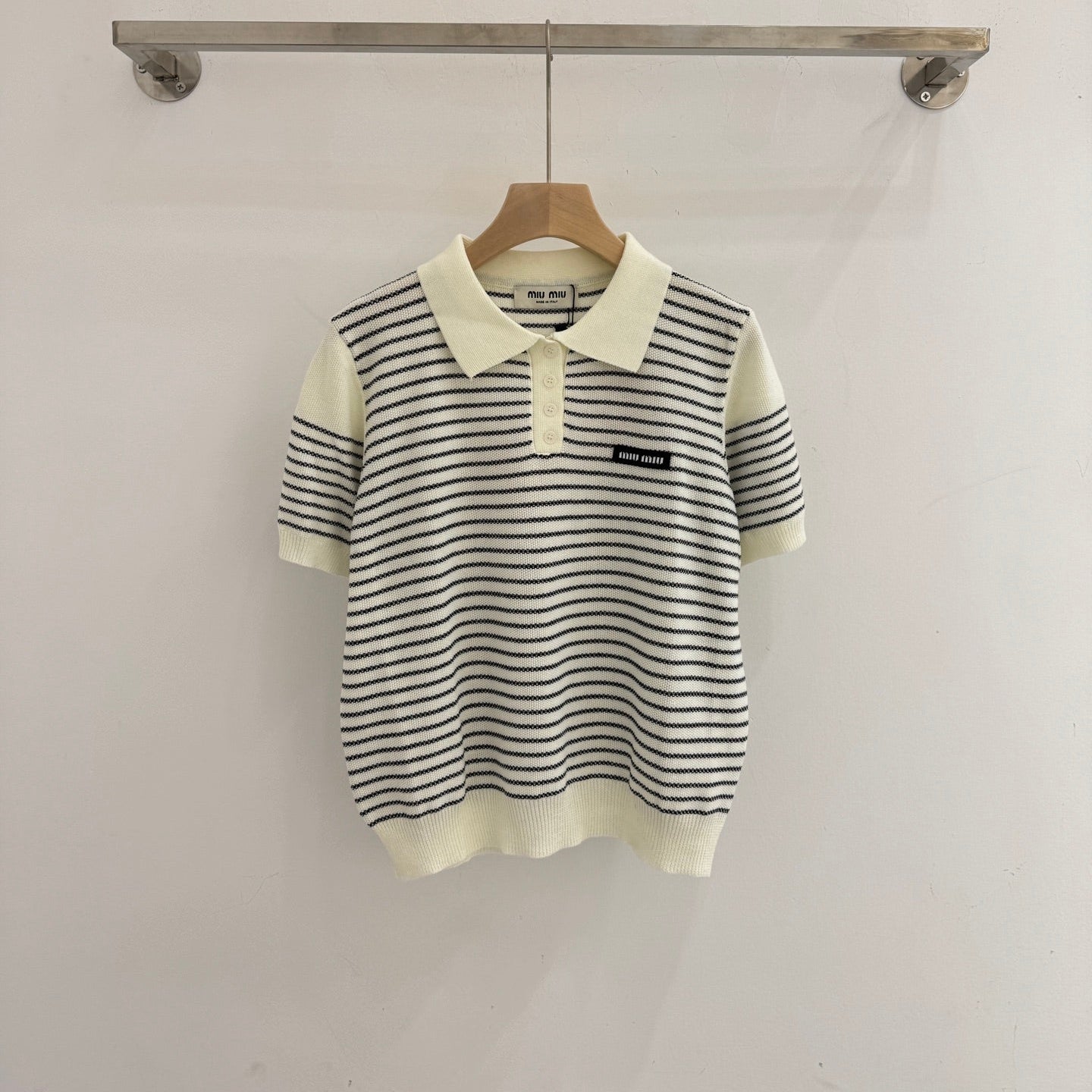 MIUMIU KNIT POLO SHIRT STYLE 391