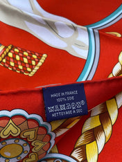 HERMES 25S SCARF 90 IN SILK 709688
