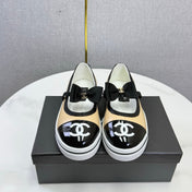 CHANEL 26S MARY JANE SNEAKERS IN BEIGE CALFSKIN