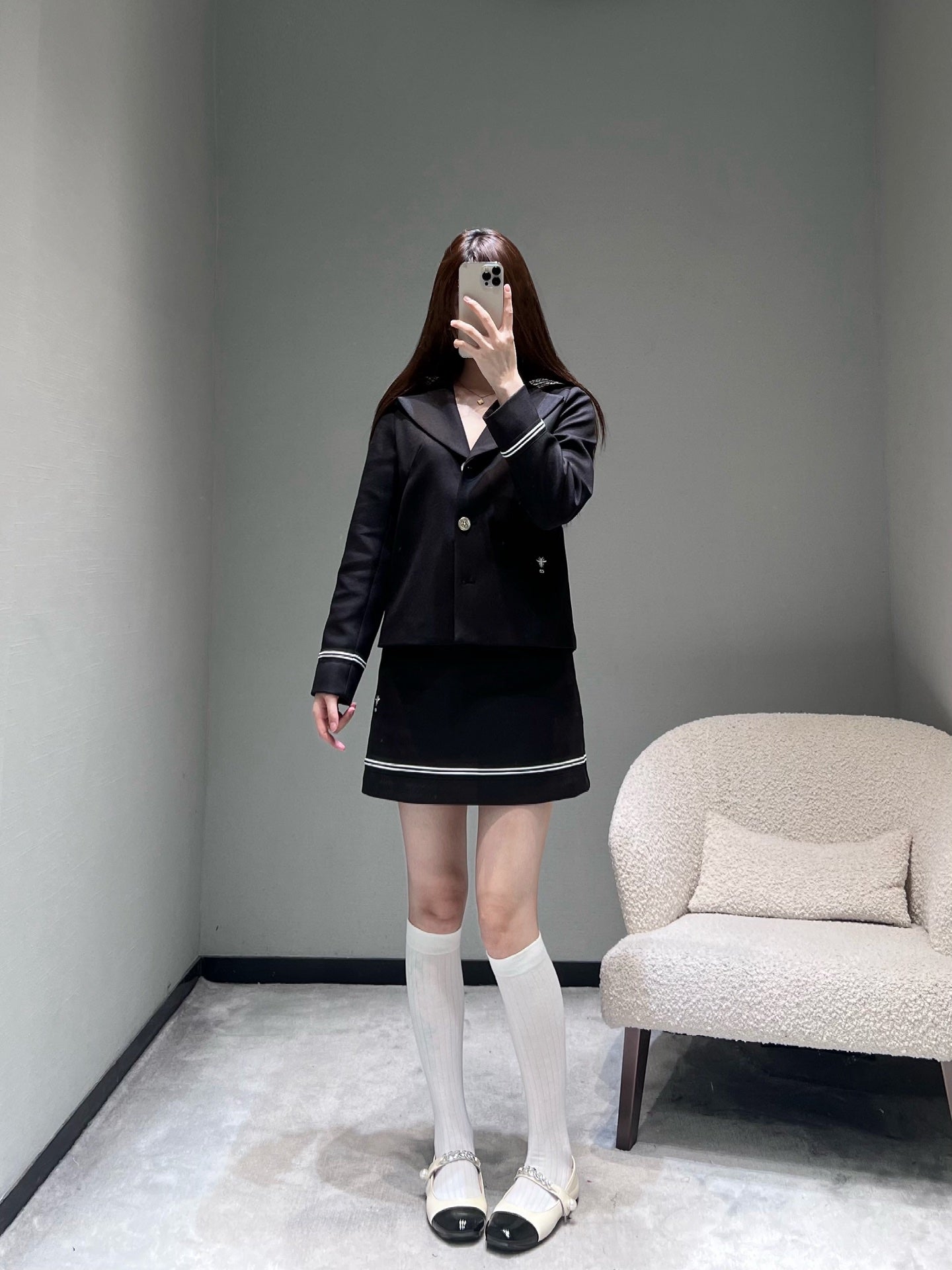 DIOR 26S BLAZER AND SKIRT SET 1134