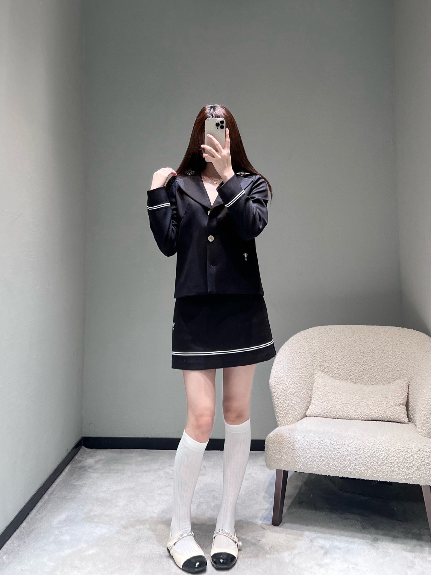 DIOR 26S BLAZER AND SKIRT SET 1134