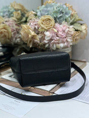 DIOR 26S TOUJOURS BAG 18 IN BLACK GRAINED CALFSKIN