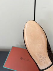 LP LOAFERS 25S IN DARK BROWN LAMBSKIN