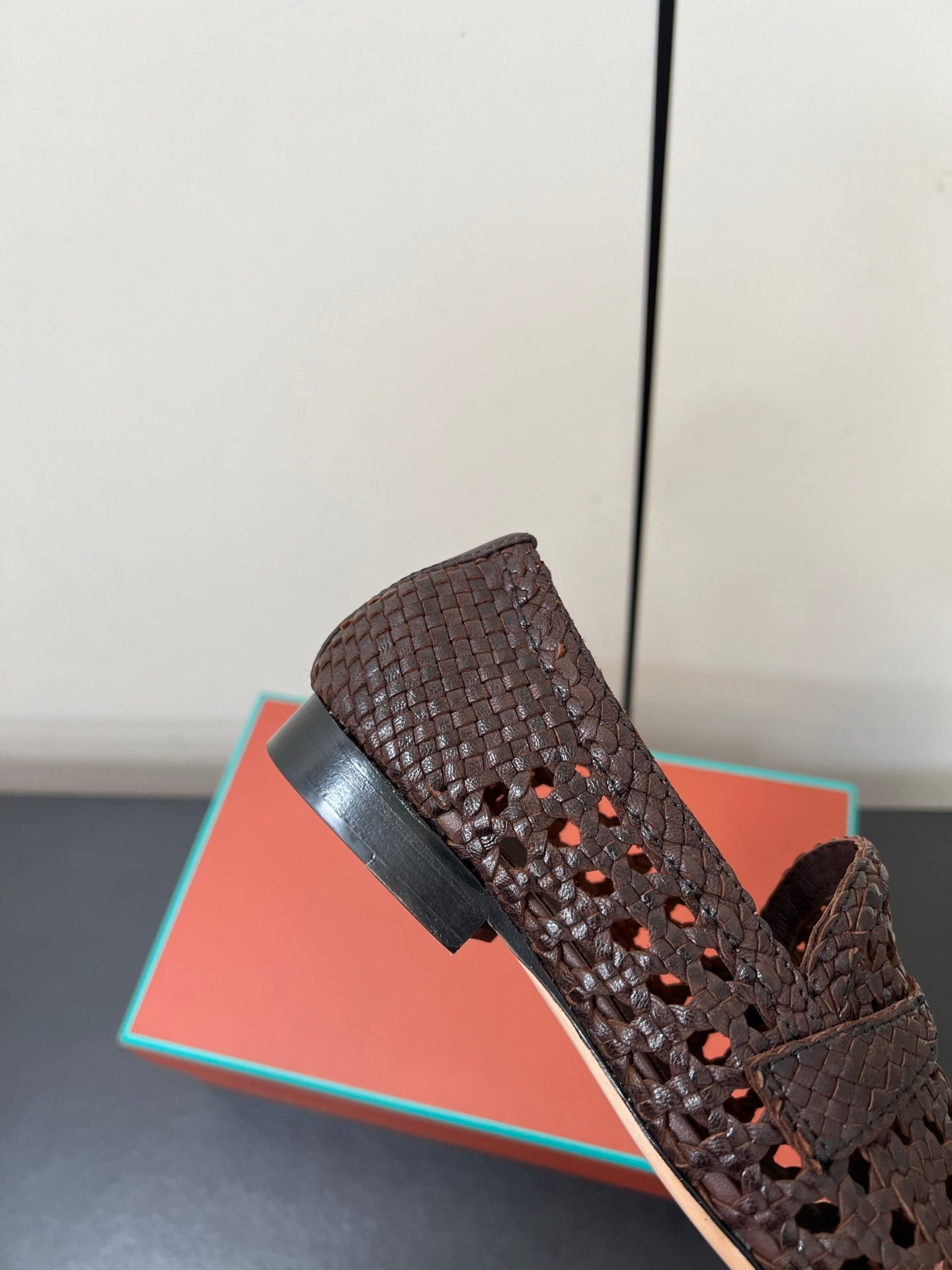 LP LOAFERS 25S IN DARK BROWN LAMBSKIN