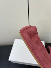 CELINE 26S MAILLON TRIOMPHE LOAFER IN PINK SUEDE