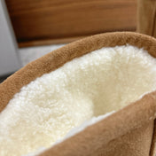 BALENCIAGA 25S ALASKA ANKLE BOOTS IN LIGHT BROWN SUEDE