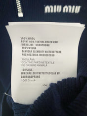 MIUMIU SHORT-SLEEVE KNIT TOP STYLE 264