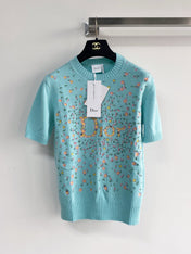 DIOR 26S SHORT-SLEEVE SWEATER 1158