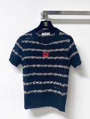MIUMIU 26S SHORT-SLEEVED SWEATER STYLE 1046