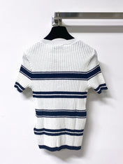 MIUMIU 26S SHORT-SLEEVED SWEATER STYLE 1057