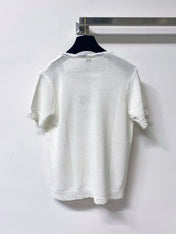 LOEWE 26S SHORT SLEEVE KNIT TOP 497