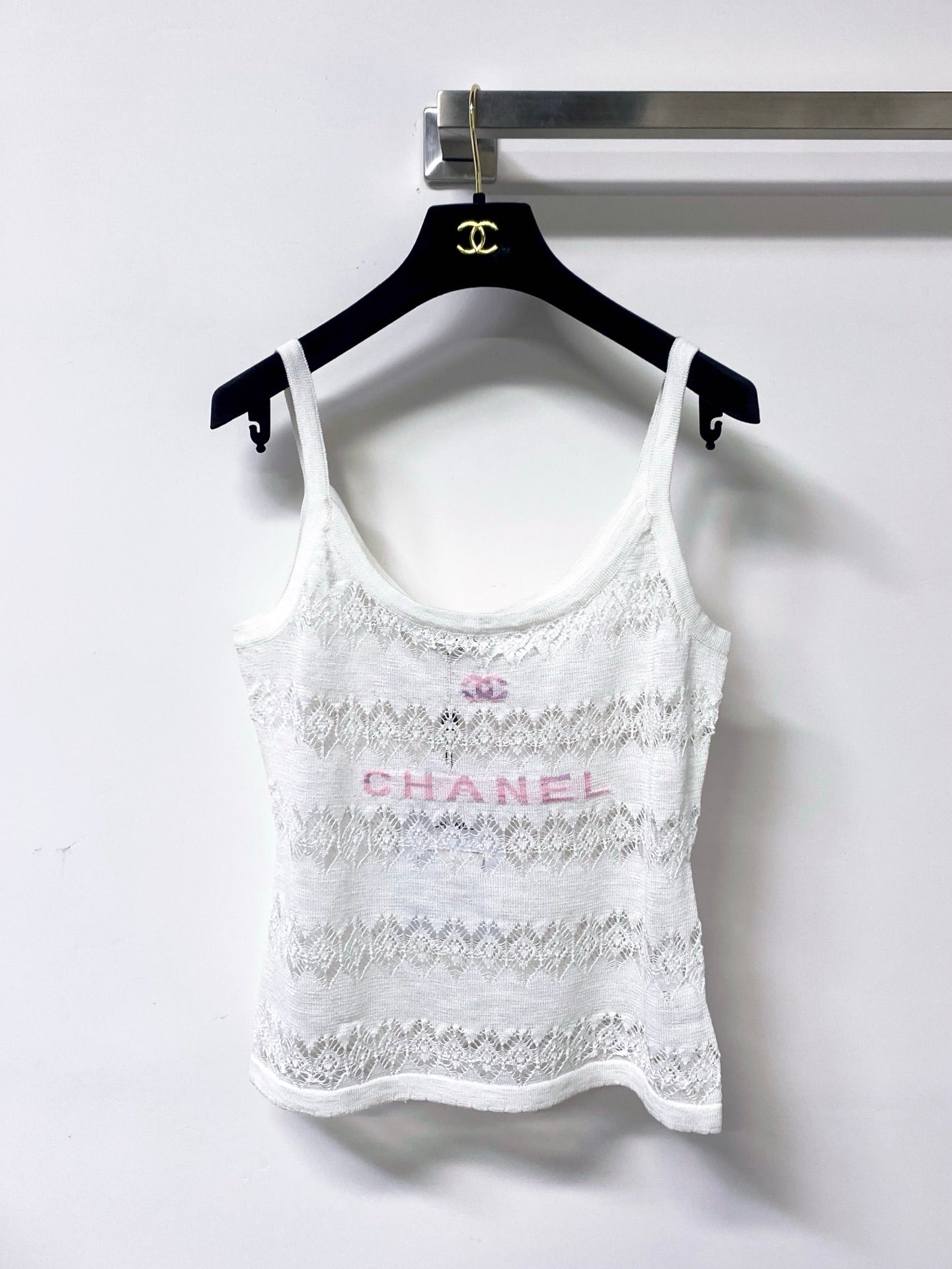 CHANEL 26S SPAGHETTI STRAP TOP STYLE 1204