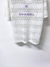 CHANEL 26S SHORT-SLEEVED KNIT SHIRT STYLE 1205