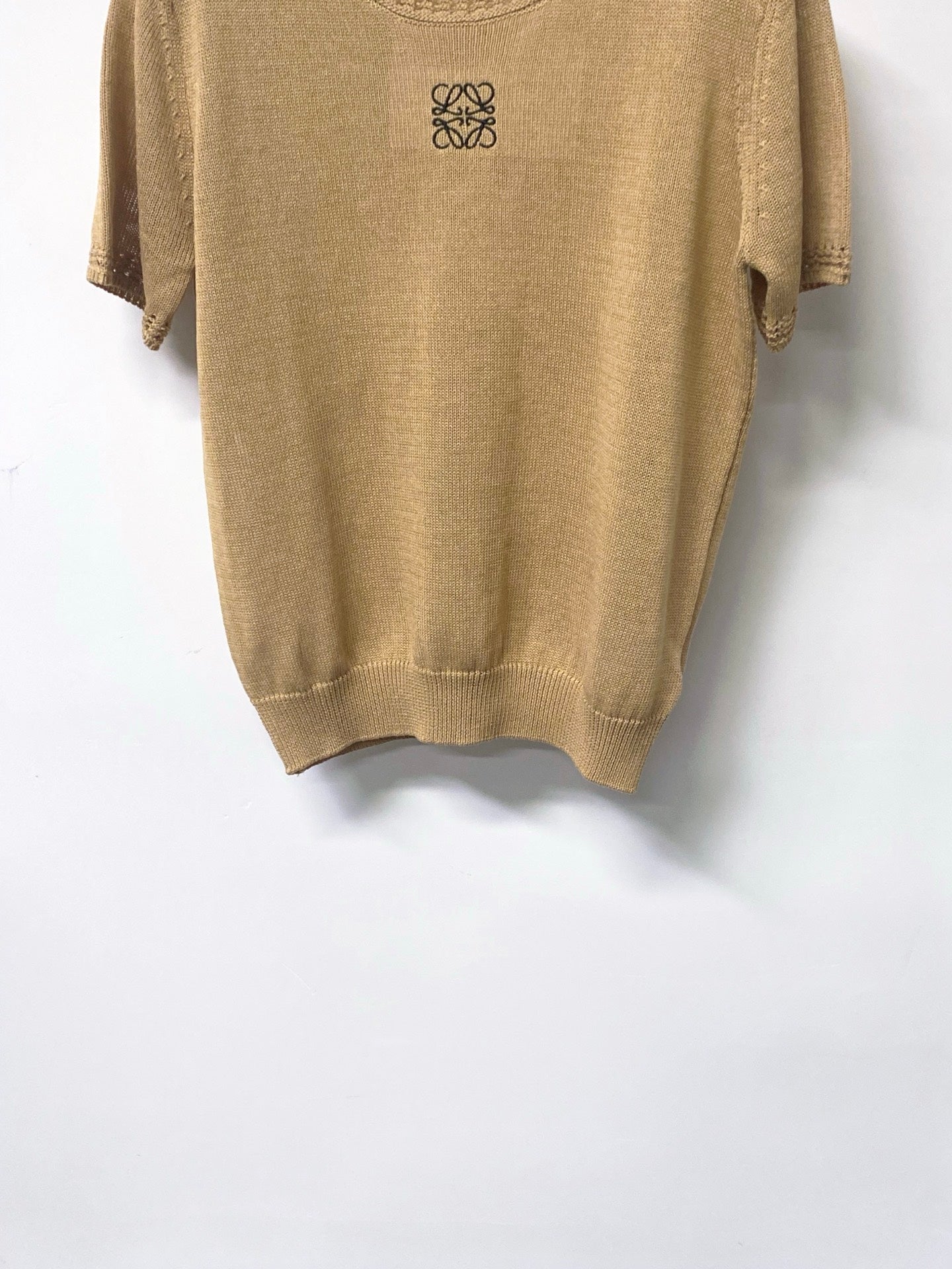 LOEWE 26S SHORT SLEEVE KNIT SWEATER 336