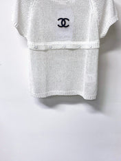 CHANEL 26S SHORT-SLEEVED KNIT SHIRT STYLE 1179