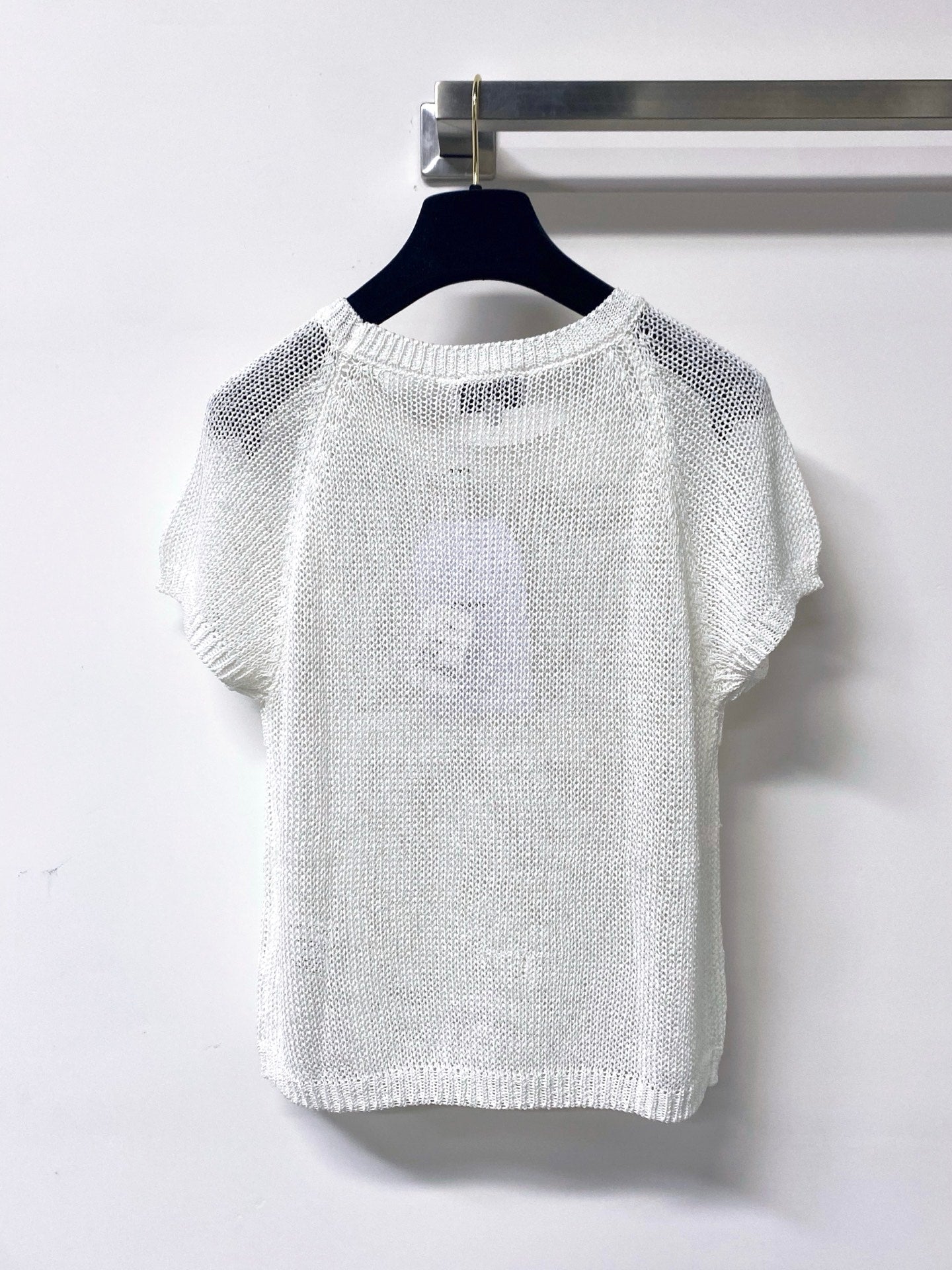 CHANEL 26S SHORT-SLEEVED KNIT SHIRT STYLE 1179