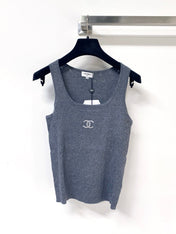 CHANEL 26S KNITTED SLEEVELESS TOP STYLE 1174