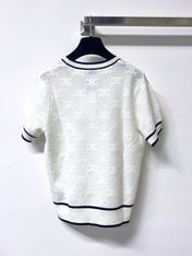 CELINE 26S SHORT SLEEVE KNIT TOP 306