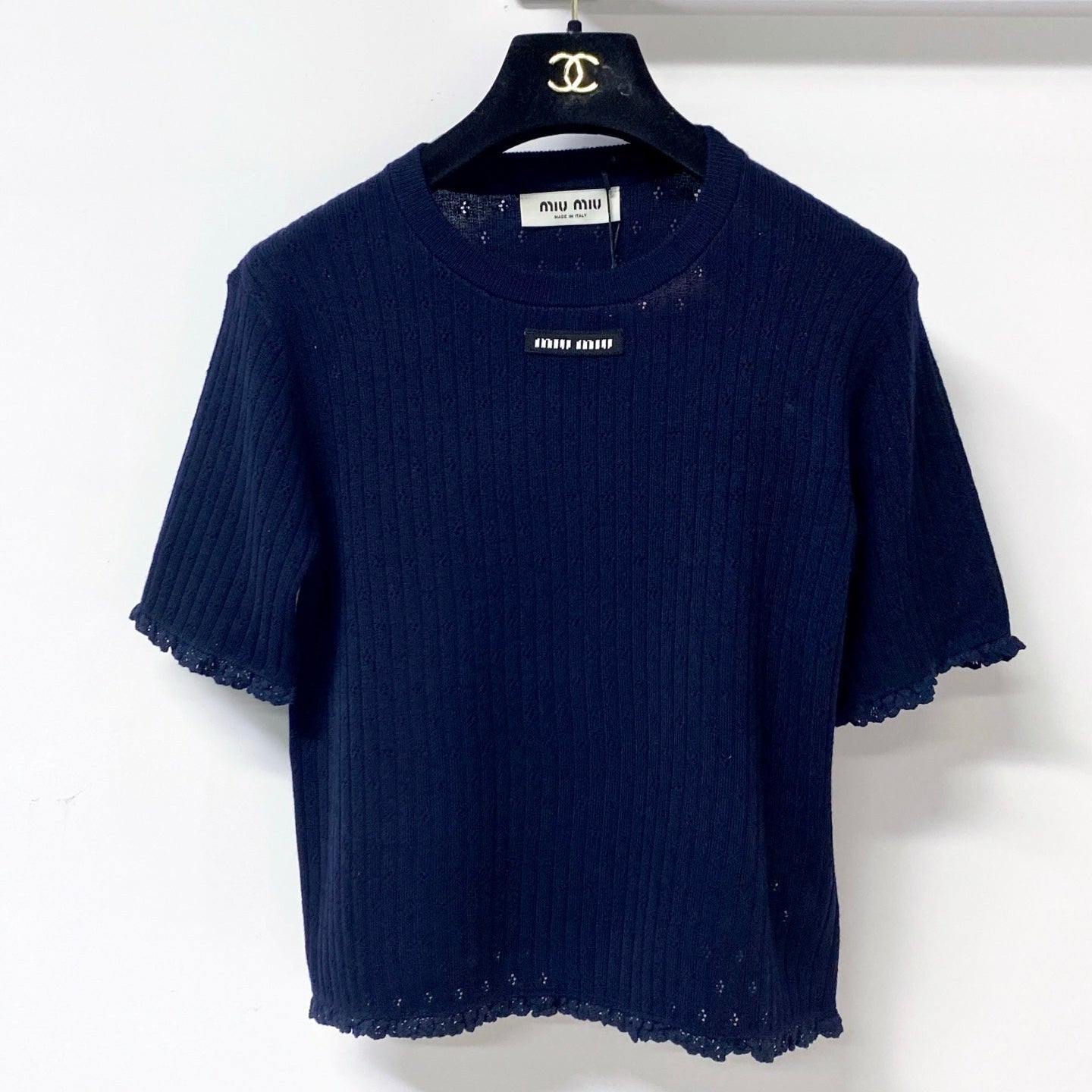 MIUMIU 26S SHORT SLEEVE T-SHIRT 1243