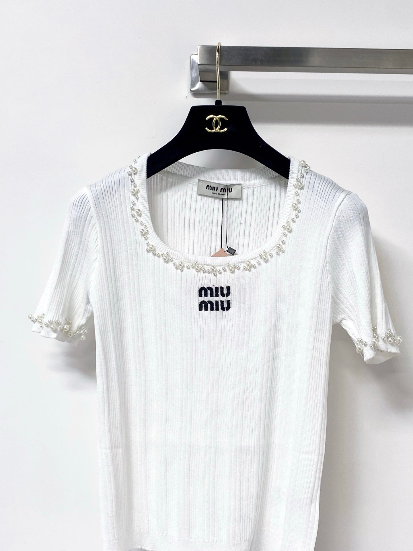 MIUMIU 26S SHORT SLEEVE T-SHIRT 1244