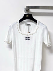 MIUMIU 26S SHORT SLEEVE T-SHIRT 1244
