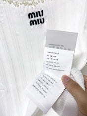 MIUMIU 26S SHORT SLEEVE T-SHIRT 1244
