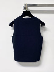 CHANEL 26S KNIT SLEEVELESS TOP STYLE 1255