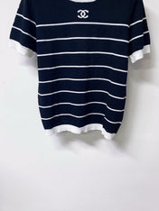 CHANEL 26S SHORT SLEEVE KNIT T-SHIRT STYLE 1267