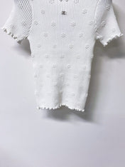 CHANEL 26S KNIT SHORT SLEEVE TOP STYLE 1269